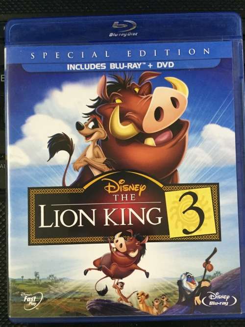 [Blu Ray R50ea SALE] Disney's Lion King 3