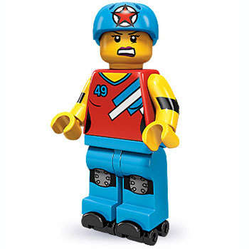 LEGO Minifigures: Roller Derby Girl - Series 9
