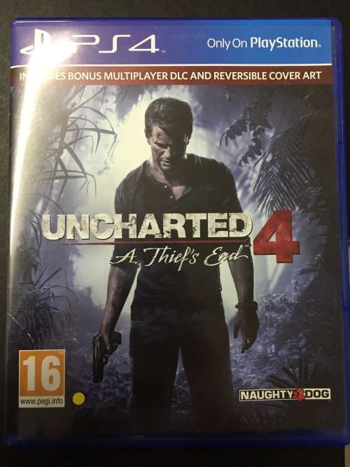 Uncharted 4 - PS4 - Near New Condition - Unused codes.