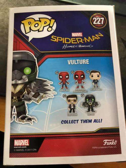 Funko Pop! - Marvel - Spiderman Homecoming - Vulture - Glow In The Dark