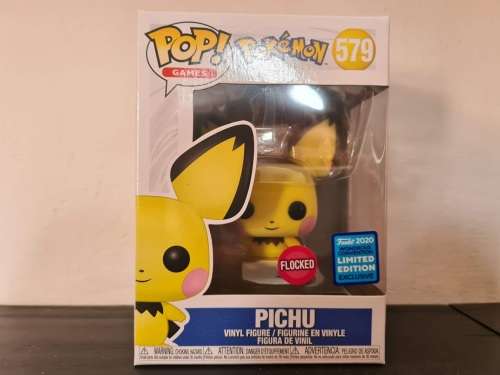 Funko Pop - Wondrous Exclusive Pichu - Pokemon Flocked - #579