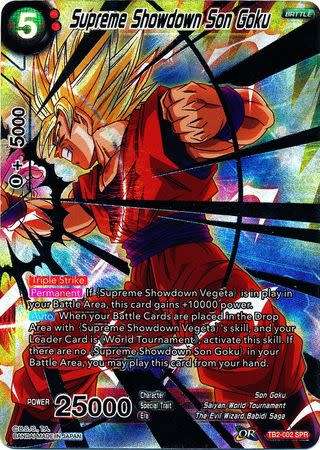 Dragon Ball Super TCG - Supreme Showdown Son Goku - TB2-002 - Special Rare (SPR)