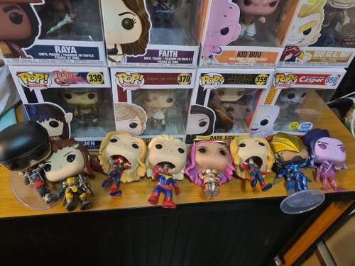 Funko pop collection - 19 pops - Disney/Marvel/Video games - some in box some out
