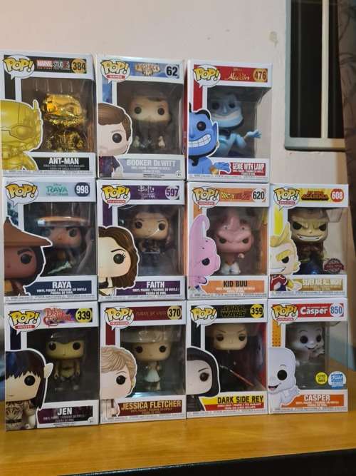 Funko pop collection - 19 pops - Disney/Marvel/Video games - some in box some out