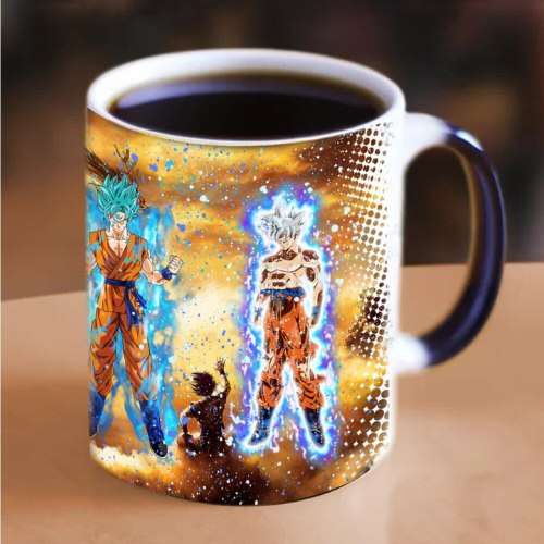 Dragon Ball Super Dragon Ball Z - Heat Activated Mug - Forms of Goku