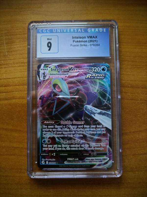 Pokemon Trading Card Game - CGC Graded 9 - Inteleon VMAX 2021