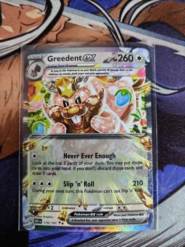 Pokemon Trading Card Game - Greedent Ex #179 - English