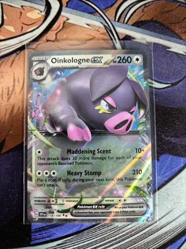 Pokemon Trading Card Game - Oinkologne Ex #158 - English