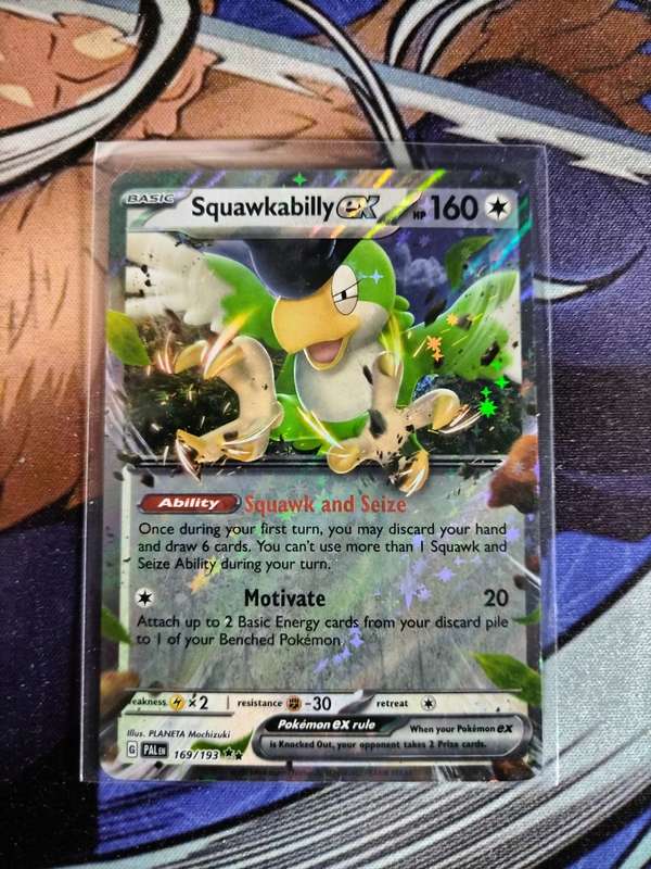 Pokemon Trading Card Game - Squawkabilly Ex [Holo] #169 - English