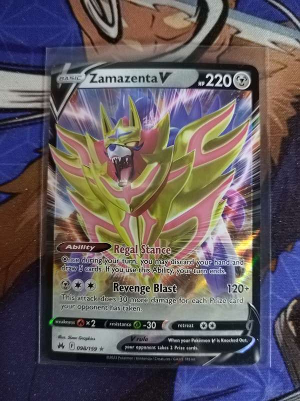 Pokemon Trading Card Game - Zamazenta V #98 - English