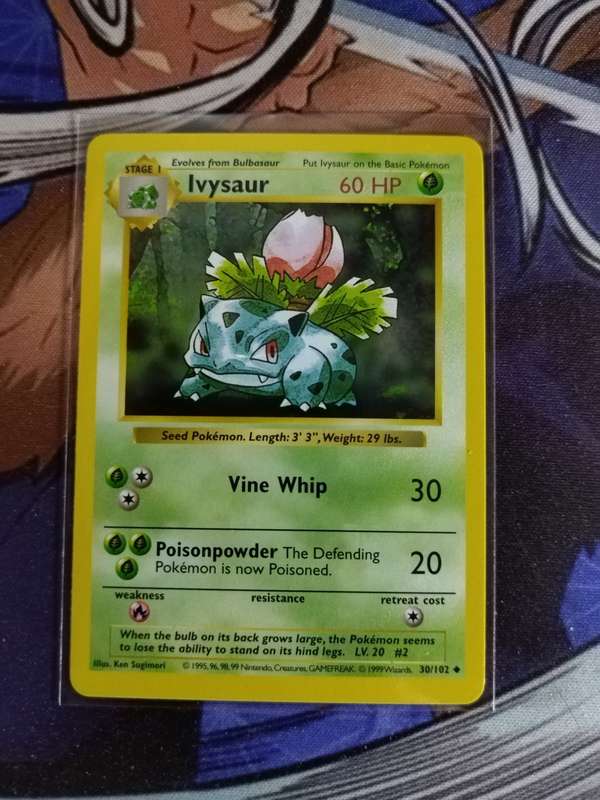 Pokemon Trading Card Game - Ivysaur [Shadowless] #30 - English