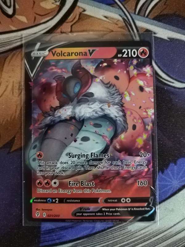 Pokemon Trading Card Game - Volcarona V #21 - English
