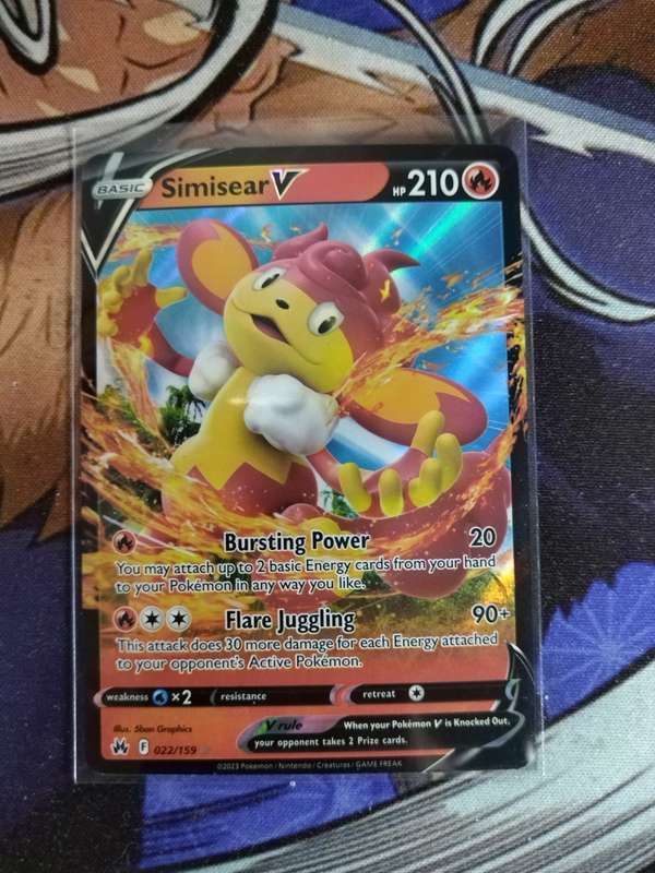 Pokemon Trading Card Game - Simisear V #22 - English