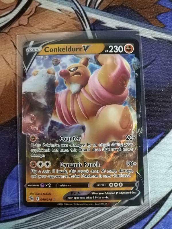 Pokemon Trading Card Game - Conkeldurr V #40 - English
