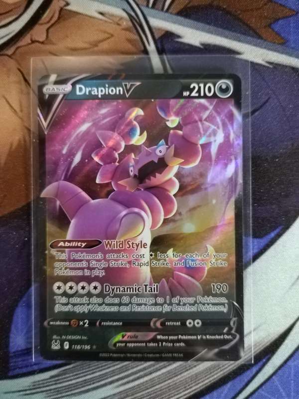 Pokemon Trading Card Game - Drapion V #118 - English