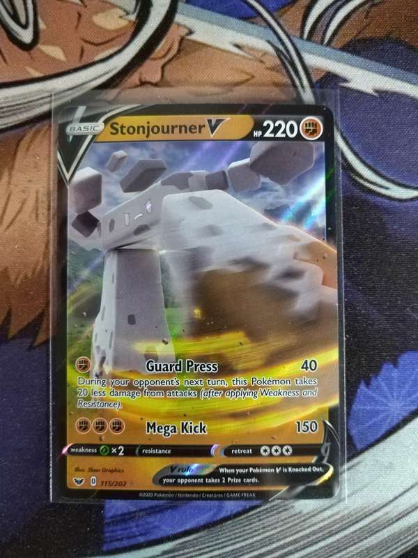 Pokemon Trading Card Game - Stonjourner V #115 - English