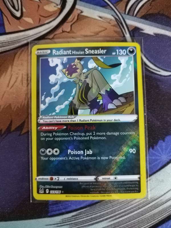 Pokemon Trading Card Game - Radiant Hisuian Sneasler #123 - English