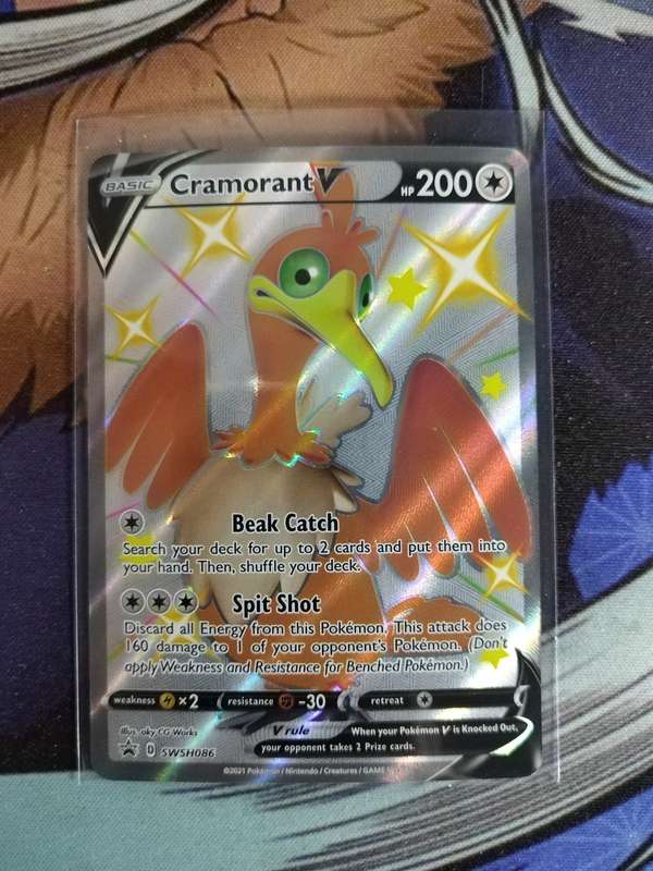 Pokemon Trading Card Game - Cramorant V #SWSH086 - English