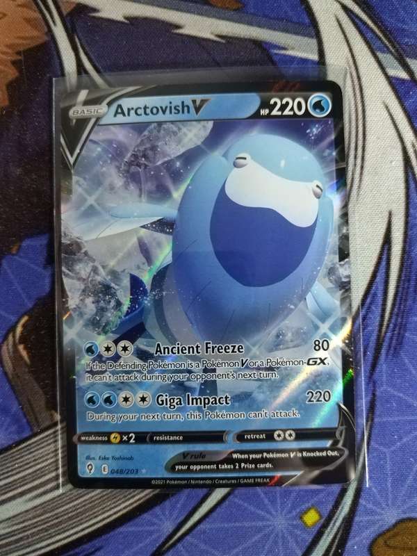 Pokemon Trading Card Game - Arctovish V #48 - English