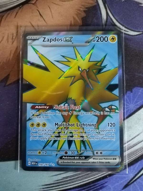 Pokemon Trading Card Game - Zapdos Ex #192 - 151 - English