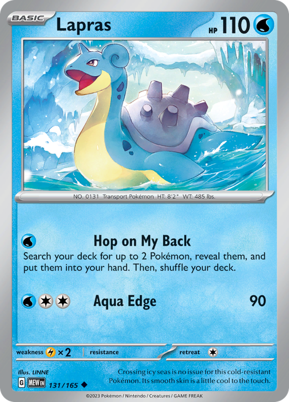 Pokemon Trading Card Game - 151 - Lapras