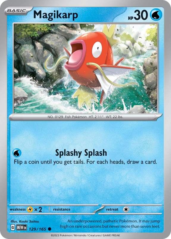 Pokemon Trading Card Game - 151 - Magikarp