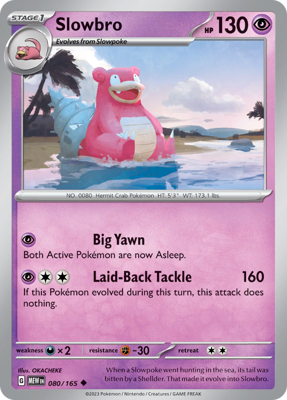 Pokemon Trading Card Game - 151 - Slowbro