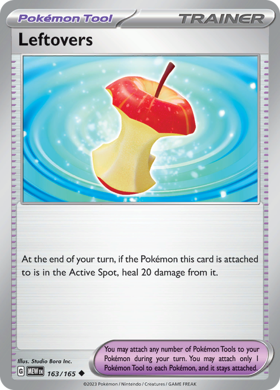 Pokemon Trading Card Game - 151 - Leftovers