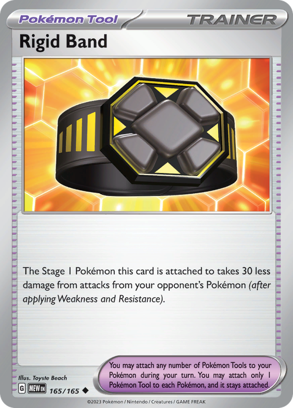 Pokemon Trading Card Game - 151 - Rigid Band