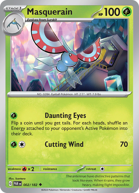 Pokemon Trading Card Game - Masquerain #2 Pokemon Paradox Rift