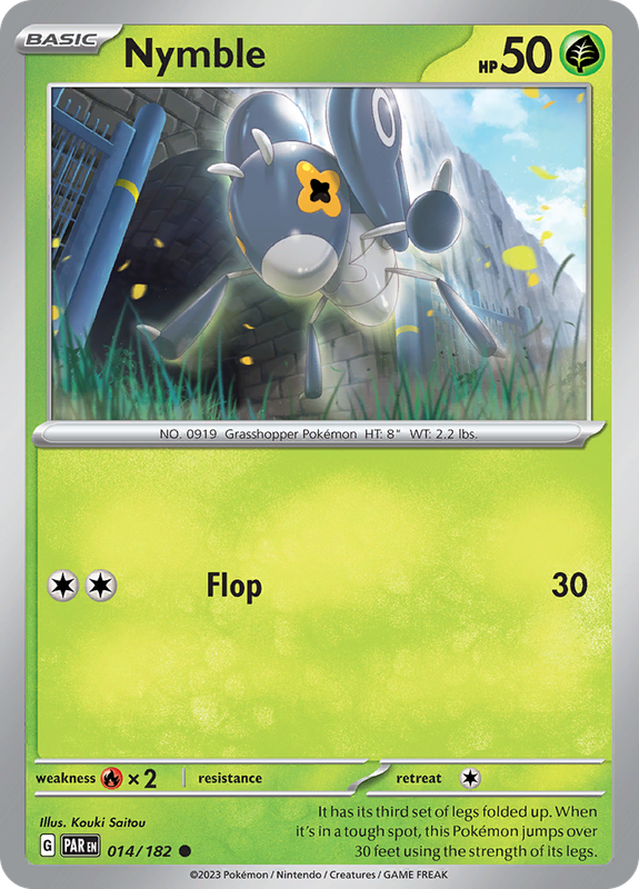 Pokemon Trading Card Game - Nymble #14 Pokemon Paradox Rift