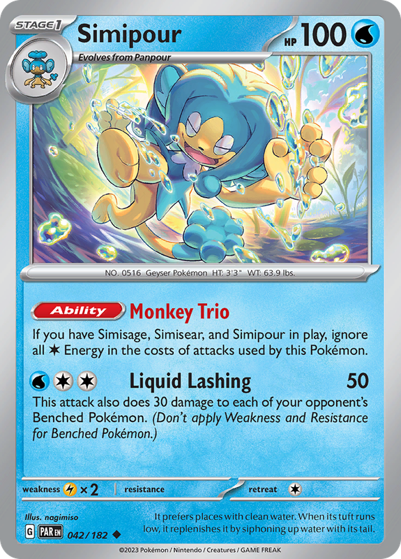 Pokemon Trading Card Game - Feebas #35 Pokemon Paradox Rift