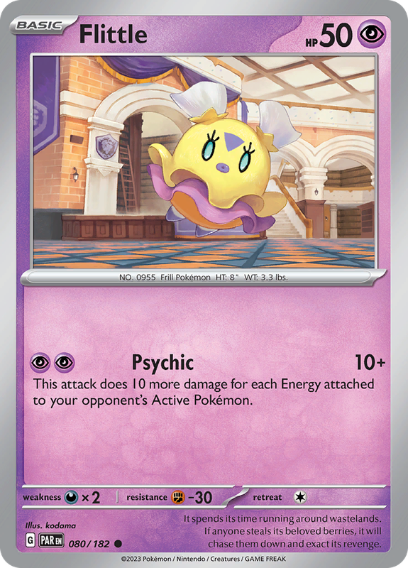 Pokemon Trading Card Game - Flittle #80 Pokemon Paradox Rift