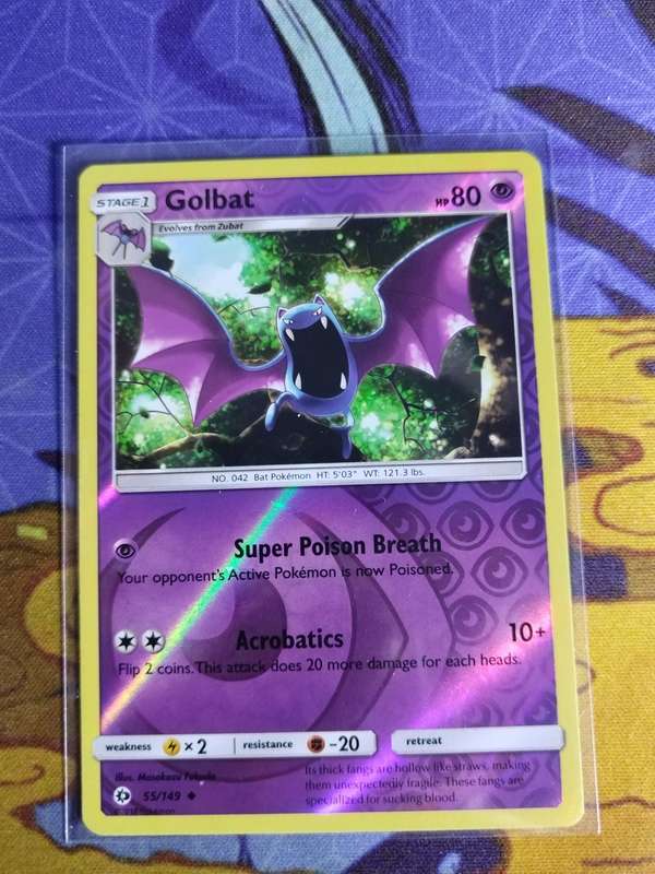 Pokemon Trading Card Game - Golbat - 55/149 - Uncommon Reverse Holo
