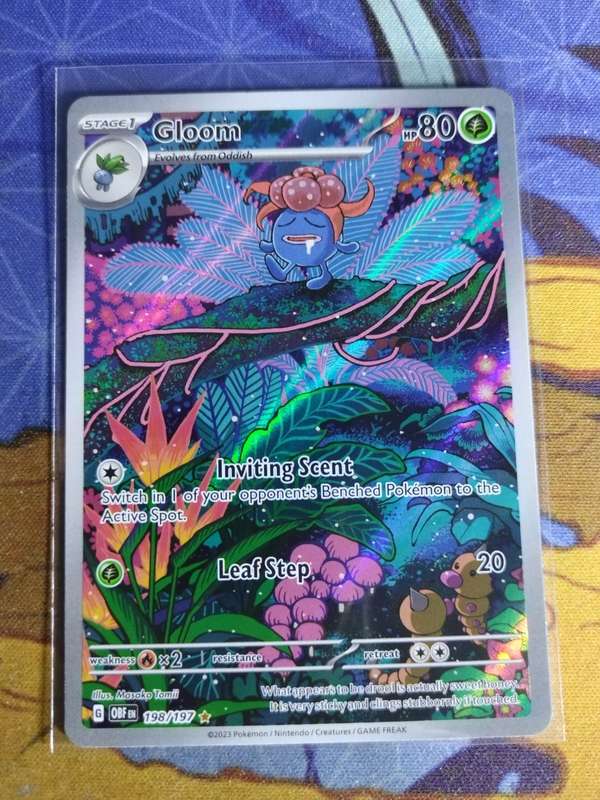 Pokemon Trading Card Game - Gloom - 198/197 - Illustration Rare Obsidian Flames