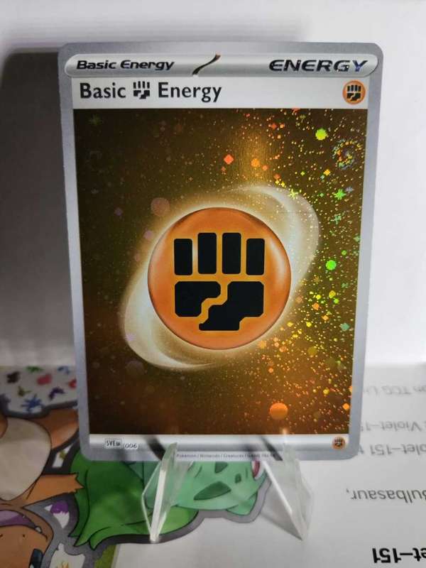 Pokemon Trading Card Game - Fighting Energy Galaxy Holo Scarlet & Violet 151