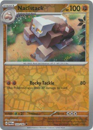 Pokemon Trading Card Game - Naclstack - 103/182 - Common Reverse Holo Scarlet & Violet: Paradox Rift