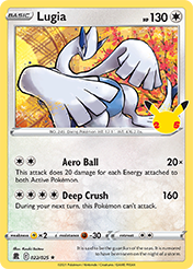 Pokemon Trading Card Game - Lugia - 22/25 - Holo Rare Celebrations Singles