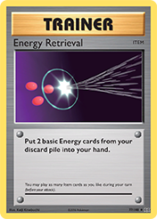 Pokemon Trading Card Game - Energy Retrieval - 77/108 - Uncommon XY: Evolutions