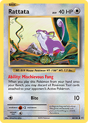 Pokemon Trading Card Game - Rattata - 66/108 - Common XY: Evolutions