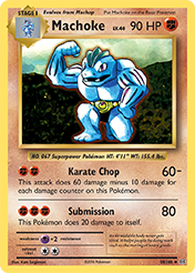 Pokemon Trading Card Game - Machoke - 58/108 - Uncommon XY: Evolutions
