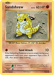 Pokemon Trading Card Game - Sandshrew - 54/108 - Common XY: Evolutions