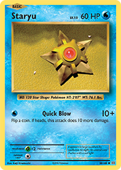 Pokemon Trading Card Game - Staryu - 30/108 - Common XY: Evolutions