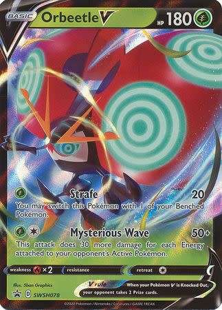 Pokemon Trading Card Game - Orbeetle V - SWSH078 - Promo Pokemon Sword & Shield