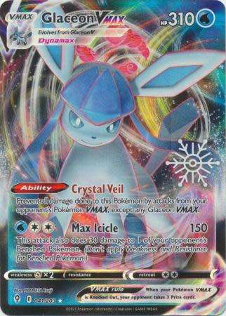 Pokemon Trading Card Game - Glaceon VMAX - 041/203 - Pokemon Countdown Calendar Promo