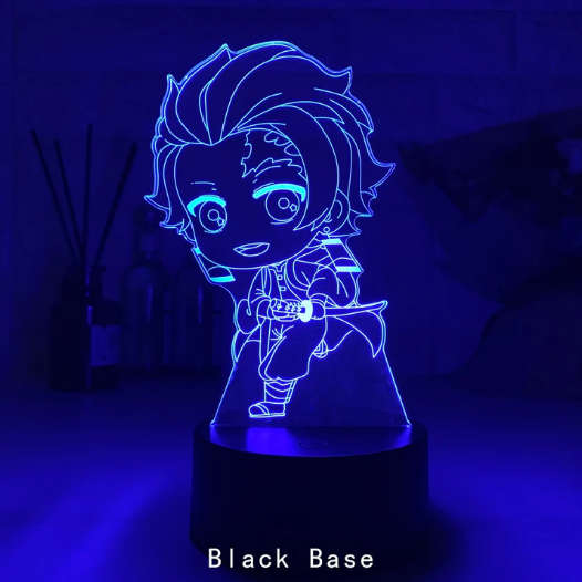 LED Acrylic Lamp - Demon Slayer - Tanjiro Kamado Chibi