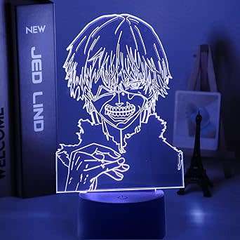 LED Acrylic Lamp - Tokyo Ghoul - Ken Kaneki