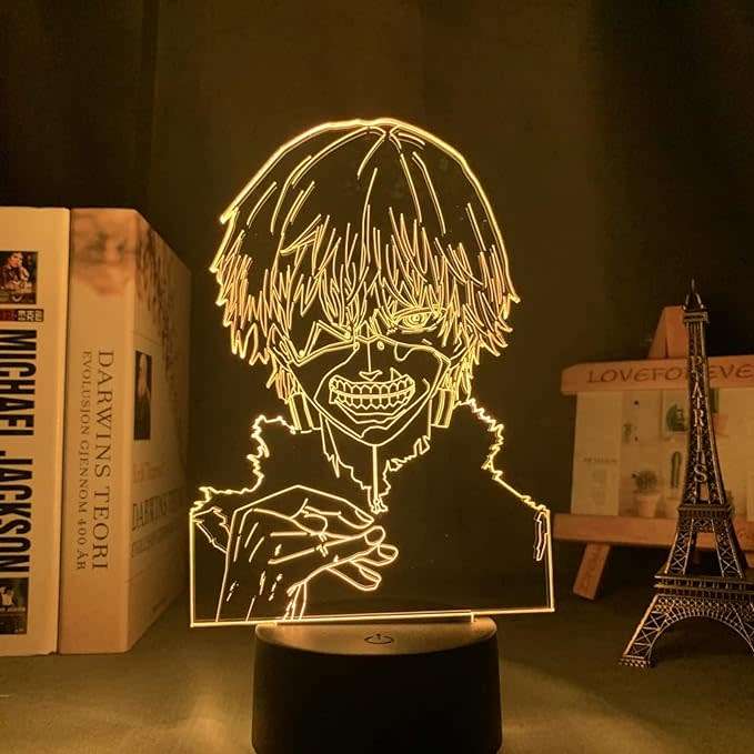 LED Acrylic Lamp - Tokyo Ghoul - Ken Kaneki