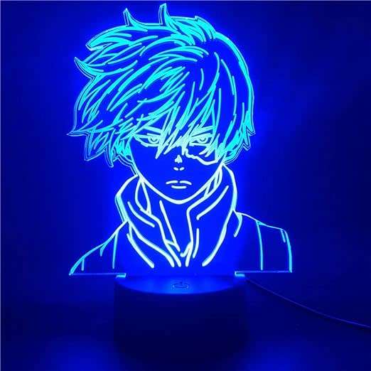 LED Acrylic Lamp - My Hero Academia - Shoto Todoroki