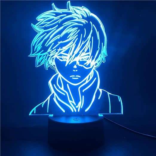 LED Acrylic Lamp - My Hero Academia - Shoto Todoroki